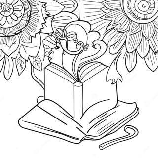 Serene Bible Verse Coloring Page 34263-28475