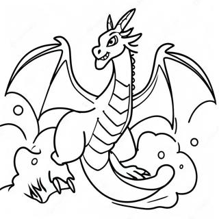 Epic Ender Dragon Battle Coloring Page 34273-28481