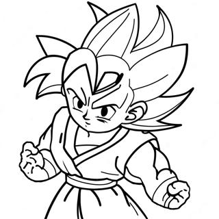 Goten Coloring Pages