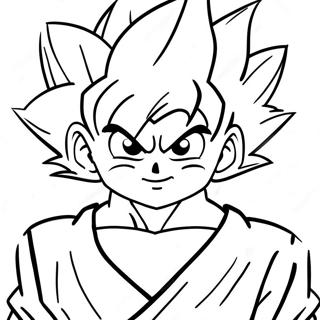 Goten In Super Saiyan Form Coloring Page 34283-28489