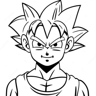 Goten In Super Saiyan Form Coloring Page 34283-28490