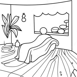 Spa Relaxation Coloring Page 34292-28494