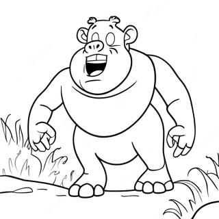 Jumbo Josh In Action Coloring Page 34303-28505