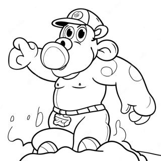 Jumbo Josh In Action Coloring Page 34303-28583