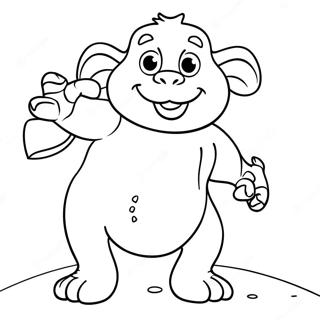 Jumbo Josh In Action Coloring Page 34303-28584