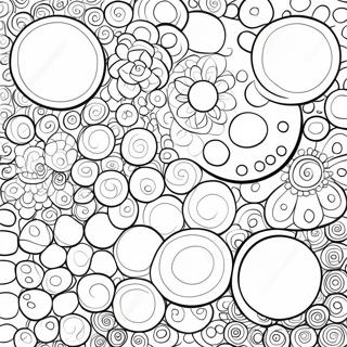 Polka Dot Coloring Pages