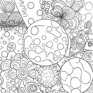 Polka Dot Patterns Coloring Page 34312-28587