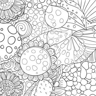 Polka Dot Patterns Coloring Page 34312-28588