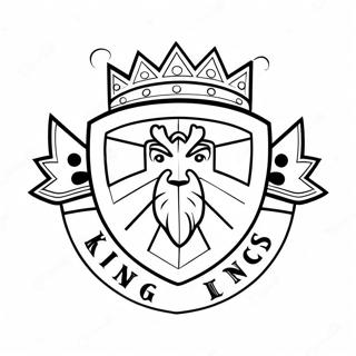 Sacramento Kings Logo Coloring Page 34323-28524