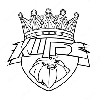 Sacramento Kings Logo Coloring Page 34323-28599