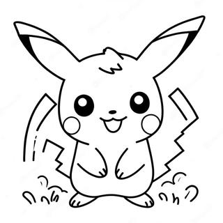 Adorable Pikachu Coloring Page 34333-28531