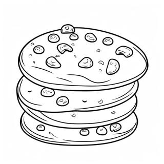 Chocolate Chip Cookie Coloring Pages