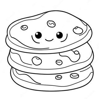 Chocolate Chip Cookie Coloring Page 34342-28609