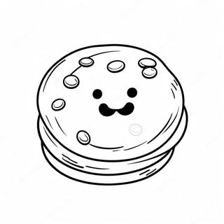 Chocolate Chip Cookie Coloring Page 34342-28611