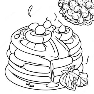 Waffle Coloring Pages