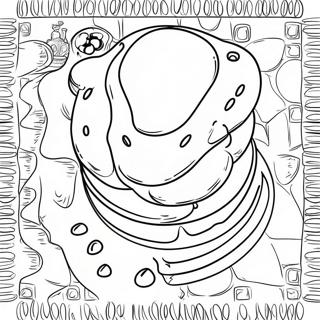 Waffle Coloring Page 34372-28558