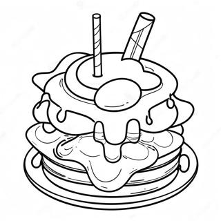 Waffle Coloring Page 34372-28559