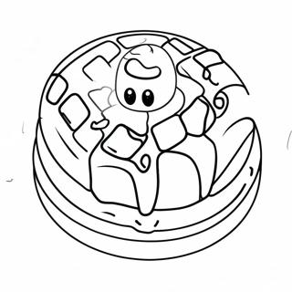 Waffle Coloring Page 34372-28560