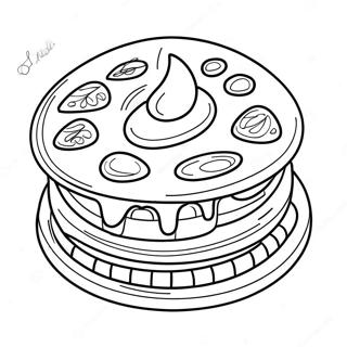 Waffle Coloring Page 34372-28636