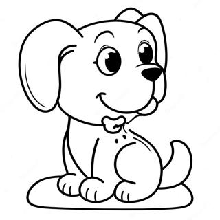 Dog Bone Coloring Page 34382-28568