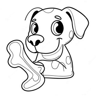 Dog Bone Coloring Page 34382-28642