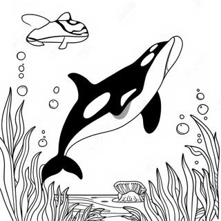 Orca Coloring Pages