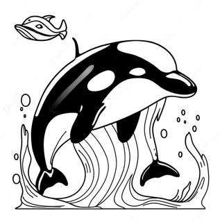 Orca Coloring Page 3439-2796