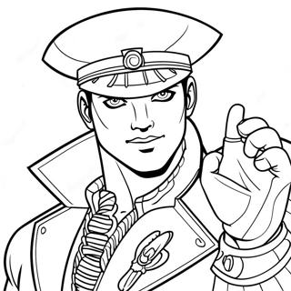 Jjba Coloring Page 34402-28658