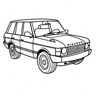 Range Rover Coloring Page 34412-28666