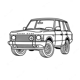 Luxury Range Rover Coloring Page 34413-28671