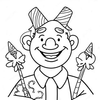 Funny Happy Birthday Uncle Coloring Page 34423-28678