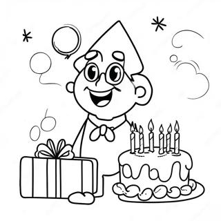 Funny Happy Birthday Uncle Coloring Page 34423-28679