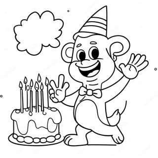 Funny Happy Birthday Uncle Coloring Page 34423-28680