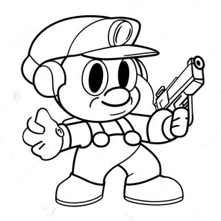 Smg4 Character Adventure Coloring Page 34443-28694