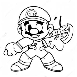 Smg4 Character Adventure Coloring Page 34443-28695