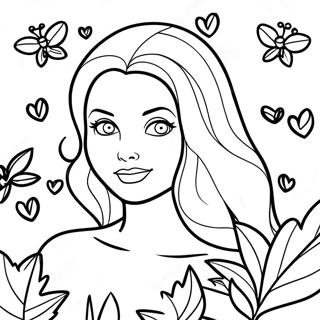 Poison Ivy Coloring Pages