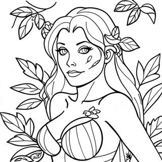 Poison Ivy Coloring Page 34462-28706