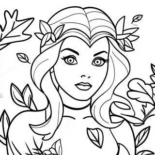 Poison Ivy Coloring Page 34462-28707