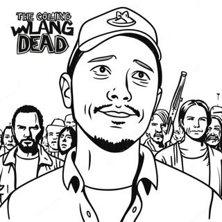 Walking Dead Coloring Page 34482-28724