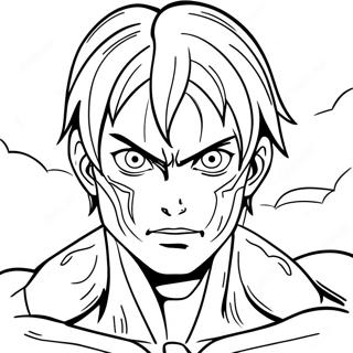 Eren Titan Transformation Coloring Page 34512-28746