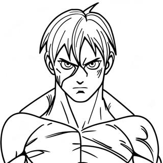 Eren Titan Transformation Coloring Page 34512-28748