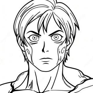 Eren Yeager In Titan Form Coloring Page 34513-28749