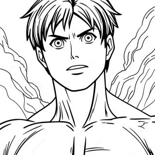 Eren Yeager In Titan Form Coloring Page 34513-28750