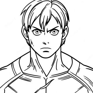 Eren Yeager In Titan Form Coloring Page 34513-28752