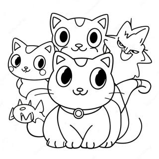 Mew Mew Power Characters Coloring Page 34543-28773