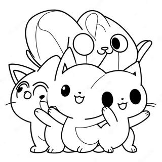 Mew Mew Power Characters Coloring Page 34543-28775