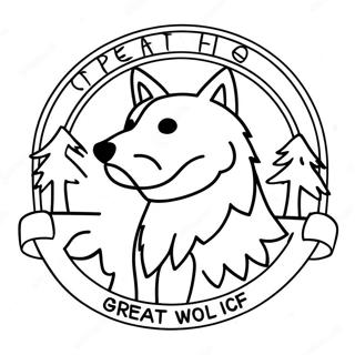 Great Wolf Lodge Logo Coloring Page 34562-28786