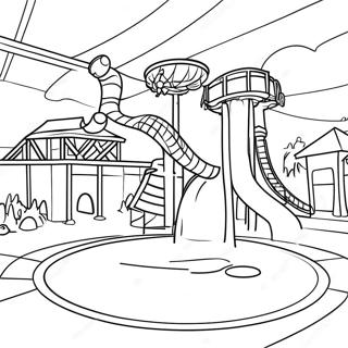 Great Wolf Lodge Water Park Coloring Page 34563-28789