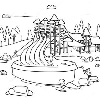 Great Wolf Lodge Water Park Coloring Page 34563-28790