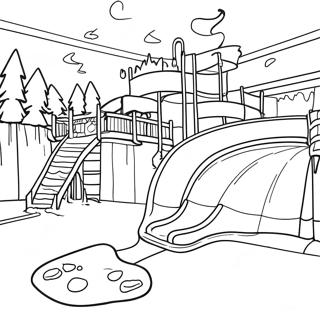 Great Wolf Lodge Water Park Coloring Page 34563-28792